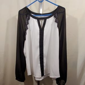 Women's sheer blouse